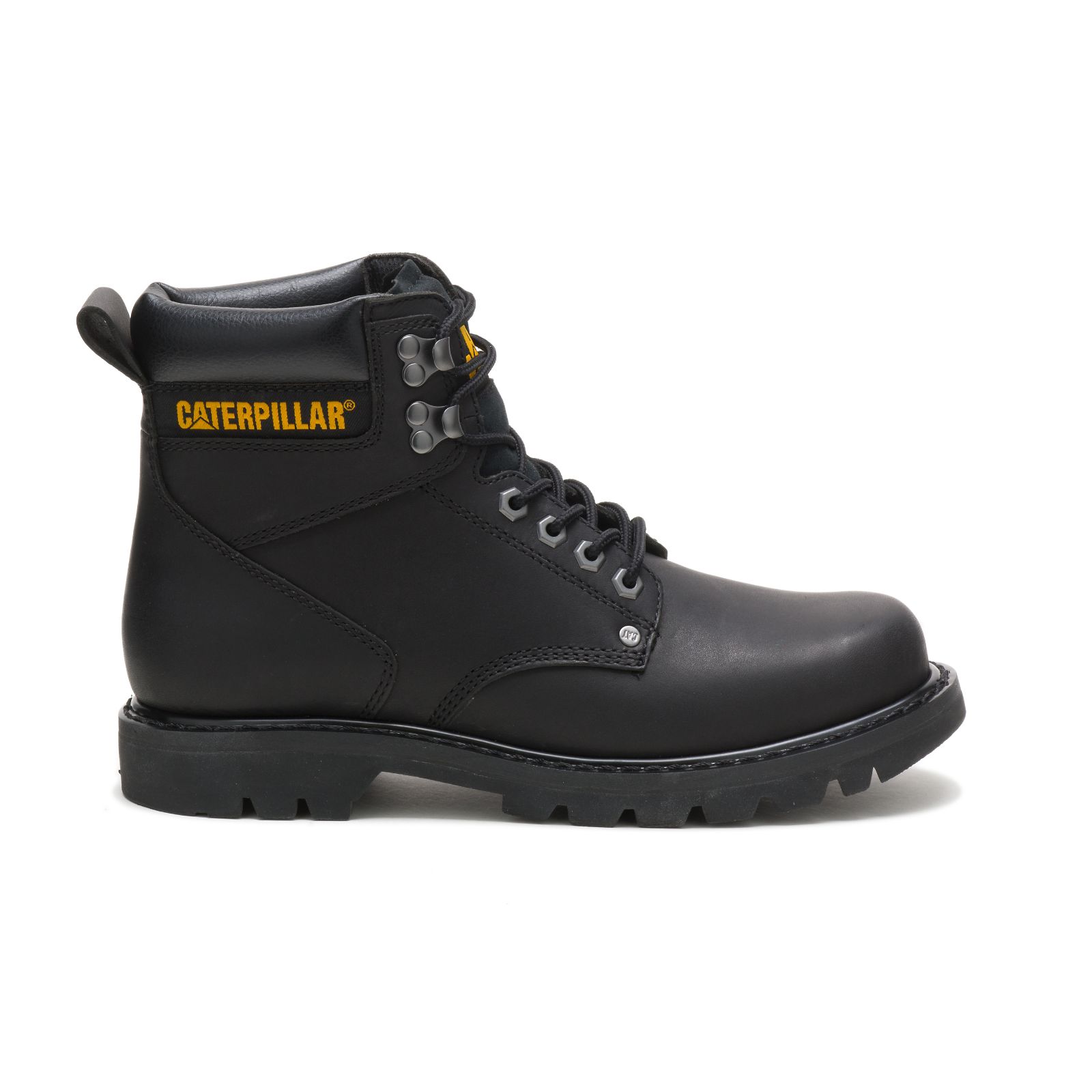 Caterpillar Boots South Africa - Cat Men's Second Shift Work Boots Black CR3214860